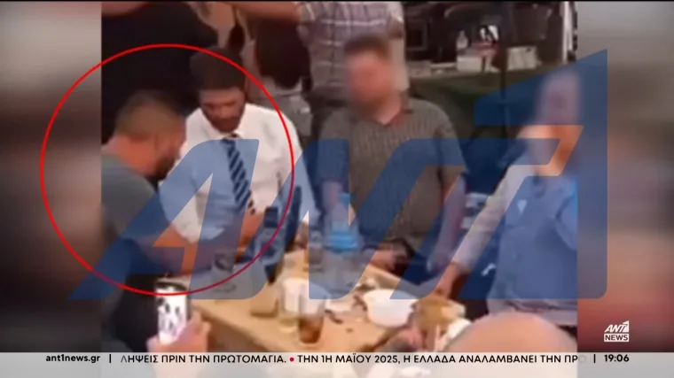 Στο φως βίντεο-σοκ με τον άνδρα που έδωσε την κροτίδα στον Άρη Μουγκοπέτρο