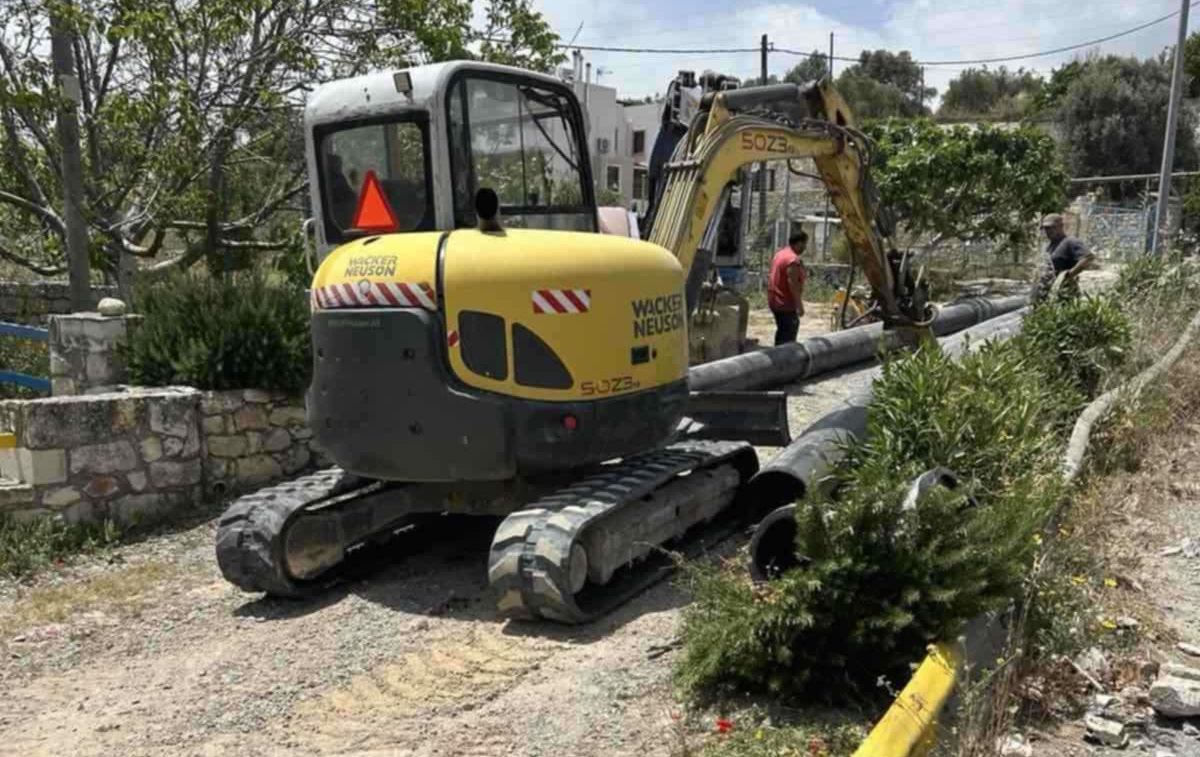 Παραμένουν χωρίς νερό πολλοί Ηρακλειώτες – Συνεχίζονται οι εργασίες στον αγωγό της Τυλίσου
