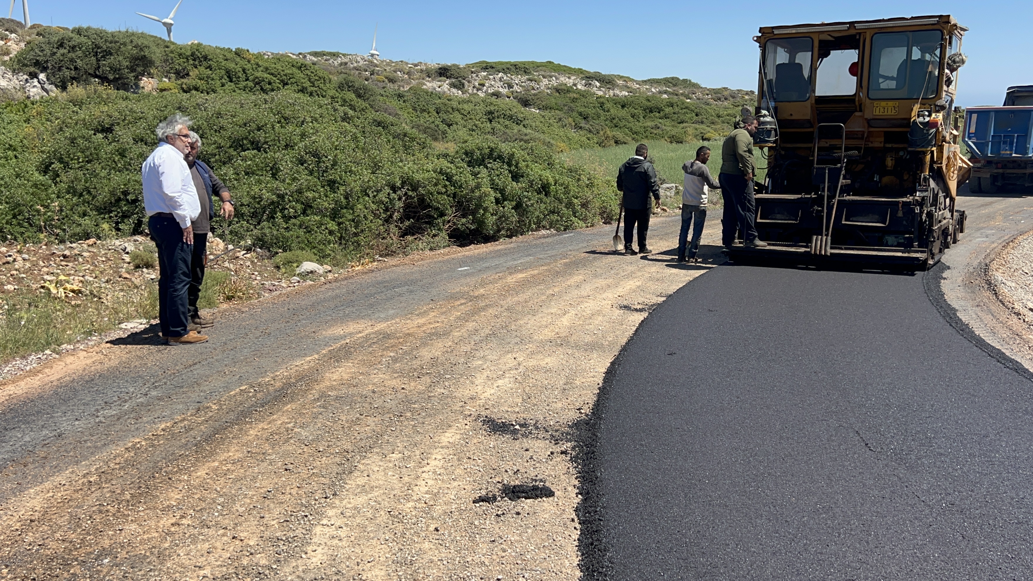 Σητεία: Αυτοψία στο έργο «Βελτίωση πρόσβασης σε γεωργική γη και κτηνοτροφικές εκμεταλλεύσεις στην Κοινότητα Παλαικάστρου»