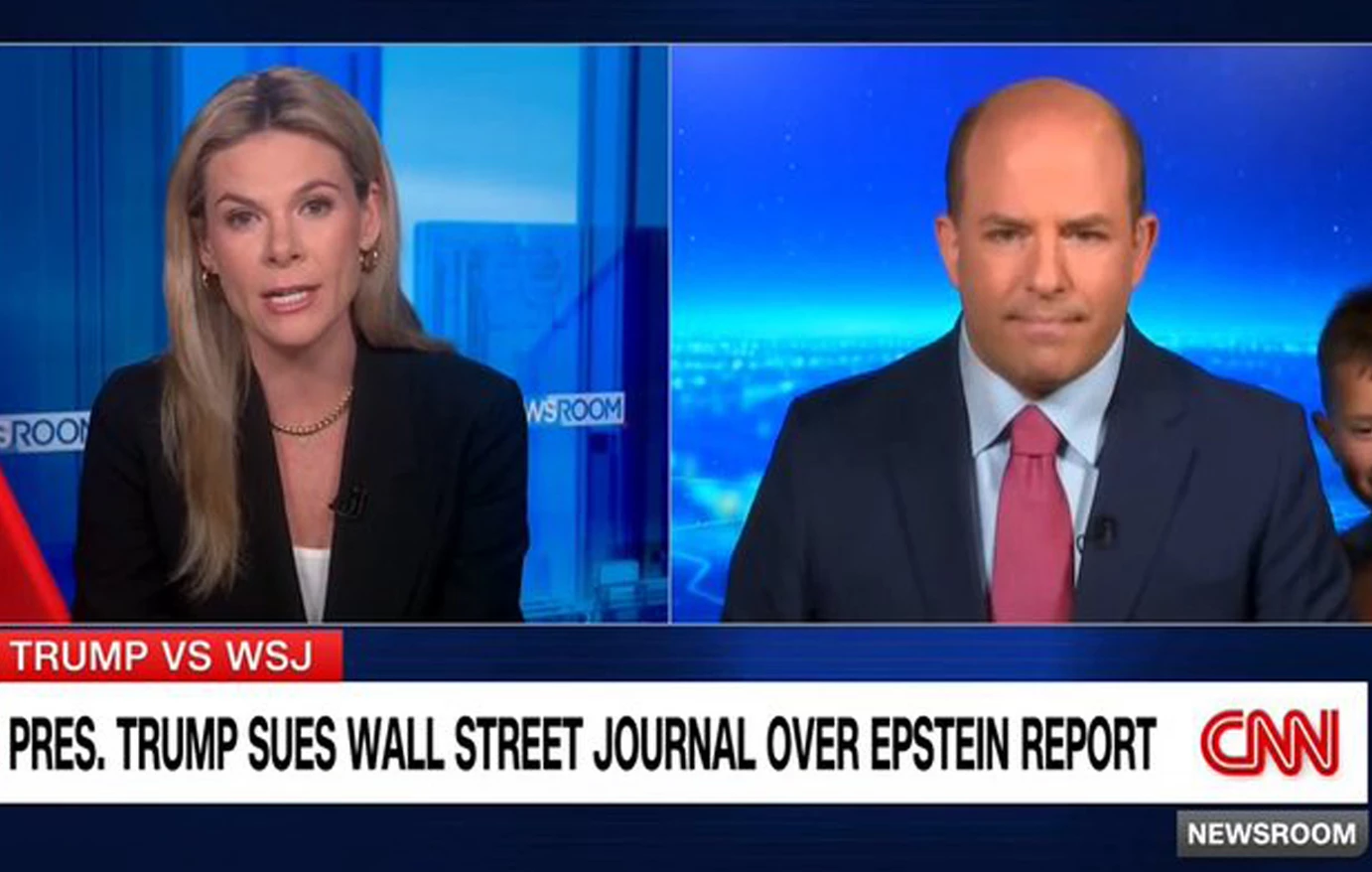 Ο 5χρονος γιος ανταποκριτή του CNN εμφανίστηκε στο στούντιο (βιντεο)
