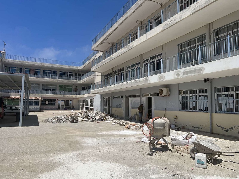 Δήμος Φαιστού: Εργασίες αναβάθμισης των σχολικών υποδομών