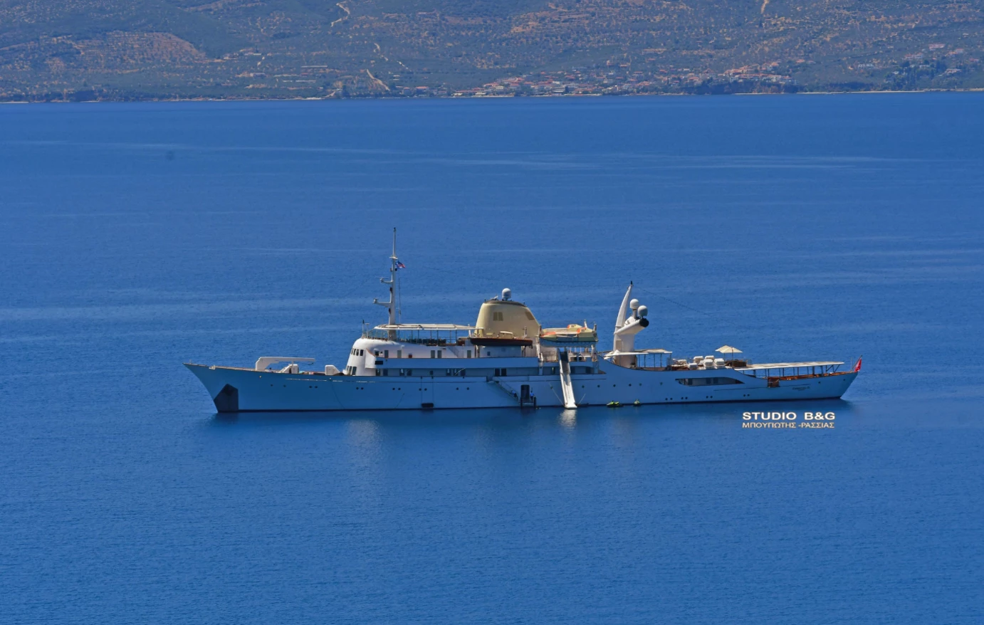 Στο Ναύπλιο η θρυλική θαλαμηγός του Αριστοτέλη Ωνάση, “Christina O”