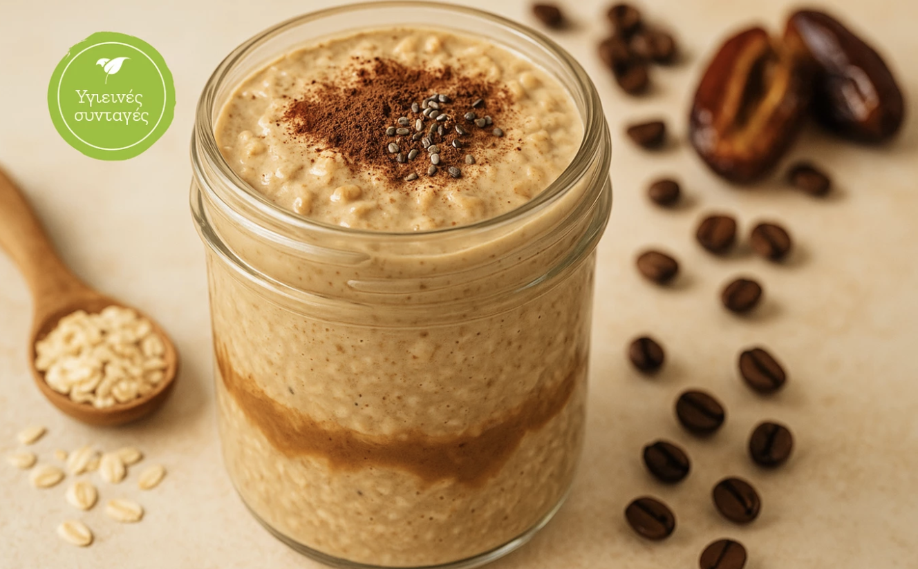 Το γλυκό της ημέρας: Overnight oats espresso και caramel