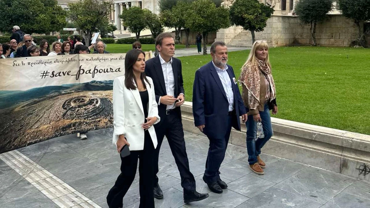 Ελένη Βατσινά: Στην εκδήλωση παρουσίασης της ταυτότητας του μνημείου της Παπούρας