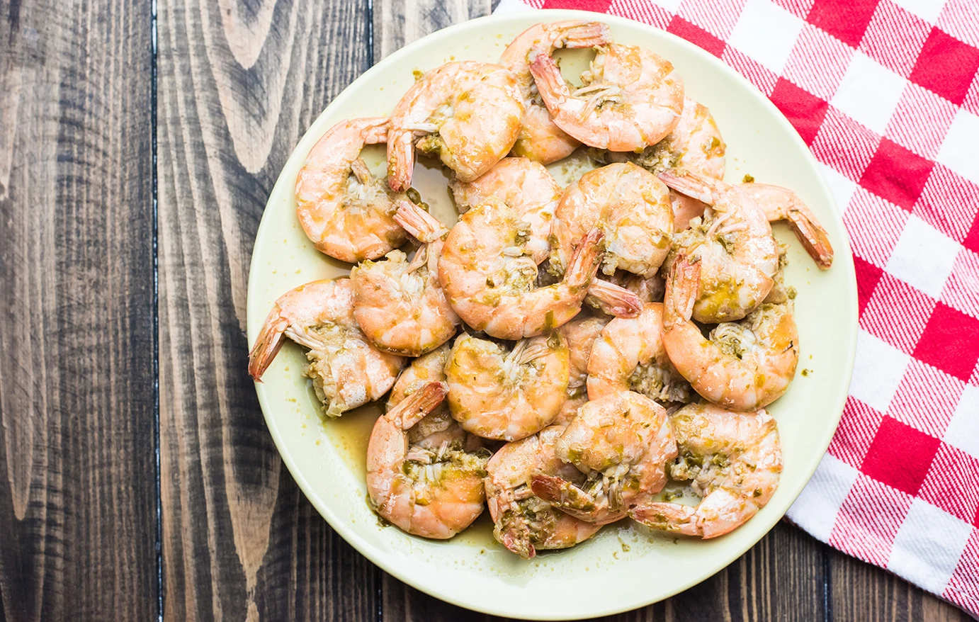 Τι θα φάμε σήμερα; Γαρίδες με σάλτσα πέστο