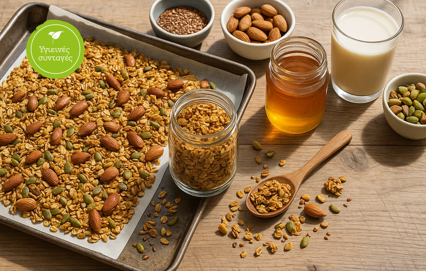 Το γλυκό της ημέρας: Σπιτική granola