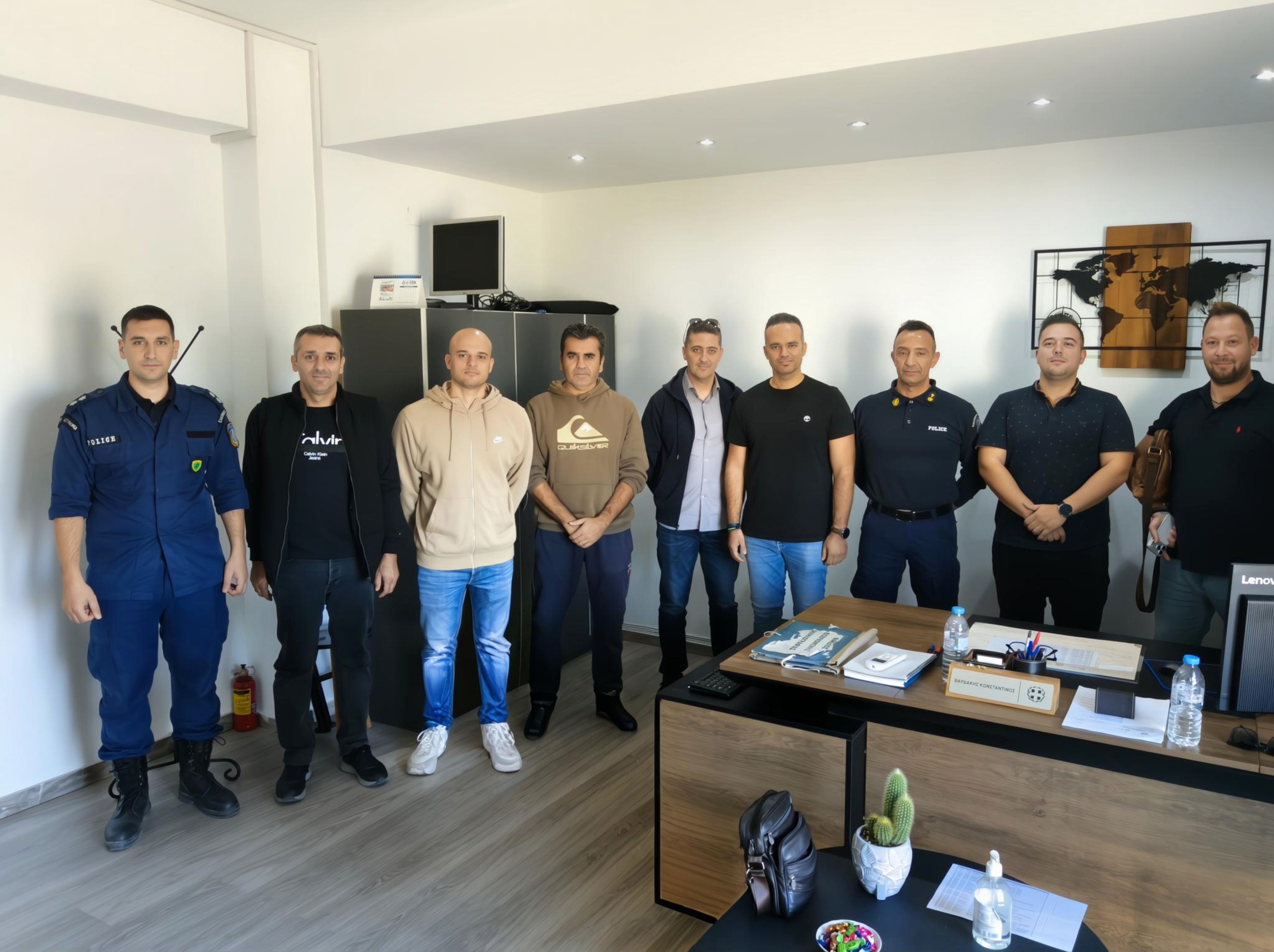 Ένωσης Αστυνομικών Υπαλλήλων Ν. Ηρακλείου: Επίσκεψη στο Αστυνομικό τμήμα Φαιστού