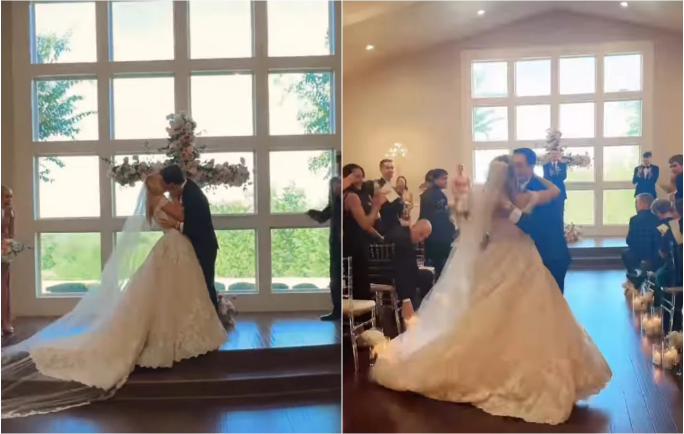 Ήταν μαζί χρόνια, αλλά φιλήθηκαν για πρώτη φορά την ημέρα του γάμου τους Ήταν μαζί χρόνια, αλλά φιλήθηκαν για πρώτη φορά την ημέρα του γάμου τους