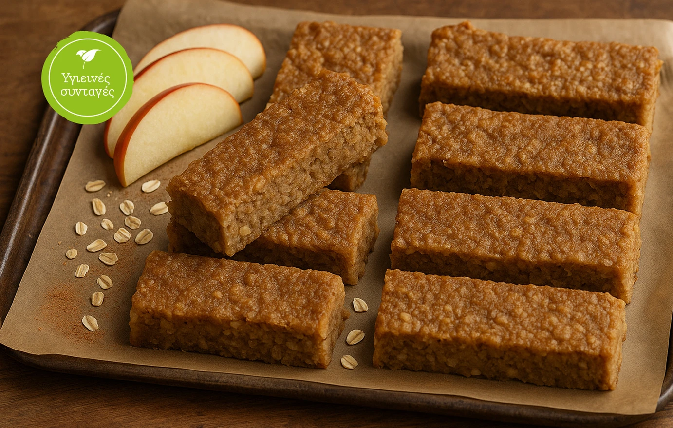 Το γλυκό της ημέρας: Μαλακές μπάρες μήλου