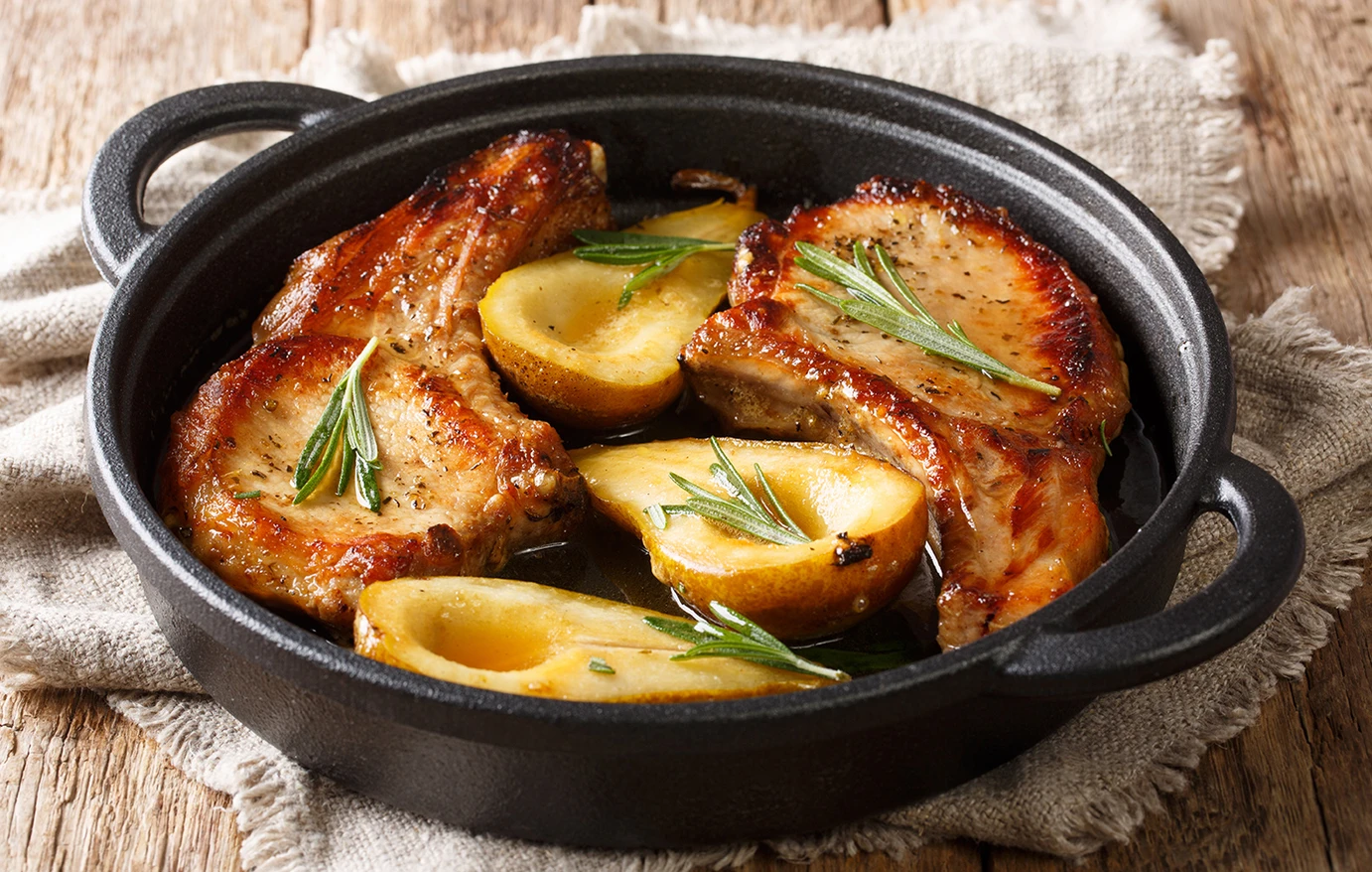 Τι θα φάμε σήμερα; Χοιρινές μπριζόλες με μέλι και σκόρδο