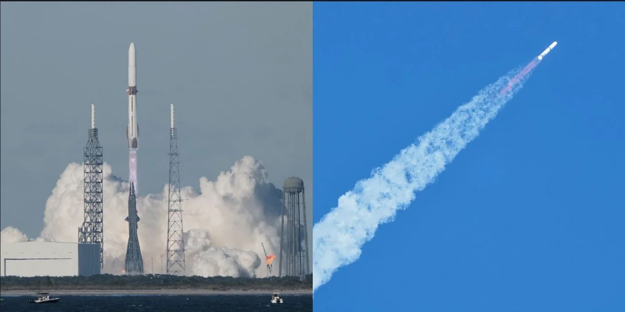 Η Blue Origin ολοκληρώνει με επιτυχία τη δεύτερη πτήση του «New Glenn»