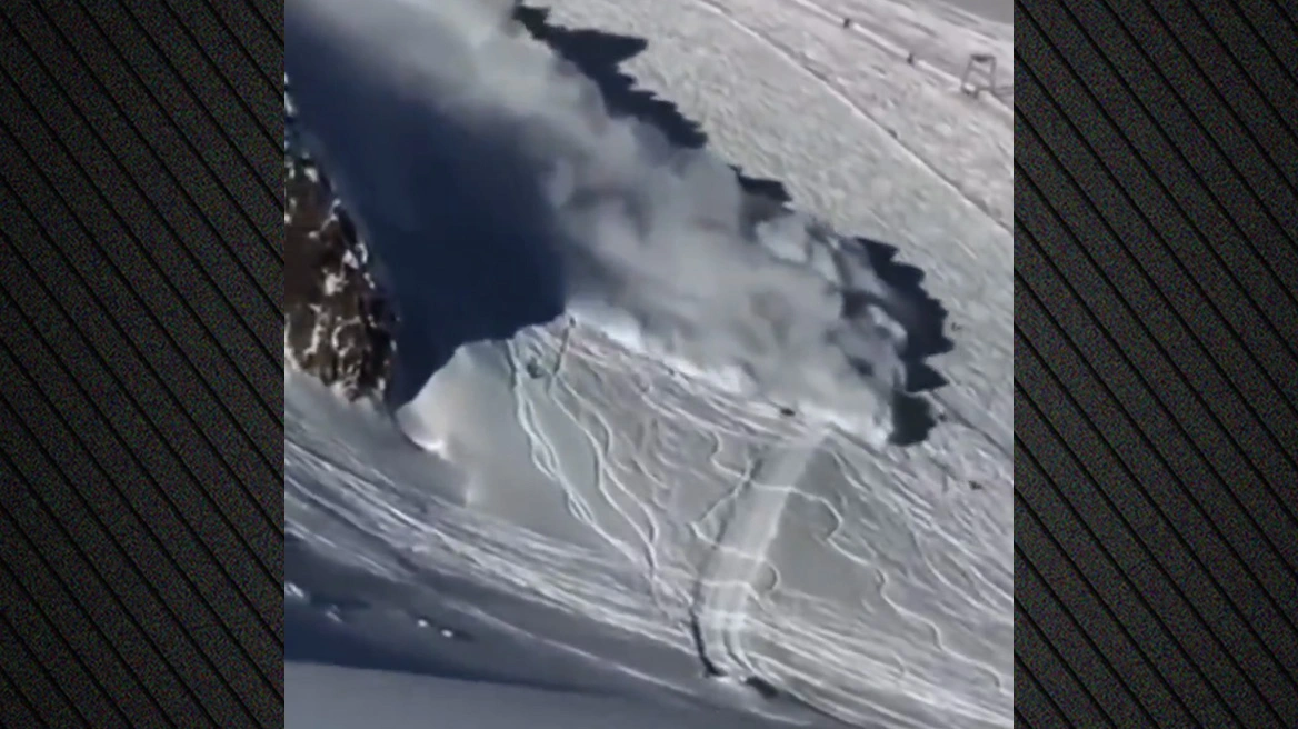 Δραματικά πλάνα: Γιγάντια χιονοστιβάδα «καταπίνει» πίστα σε χιονοδρομικό κέντρο στην Αυστρία