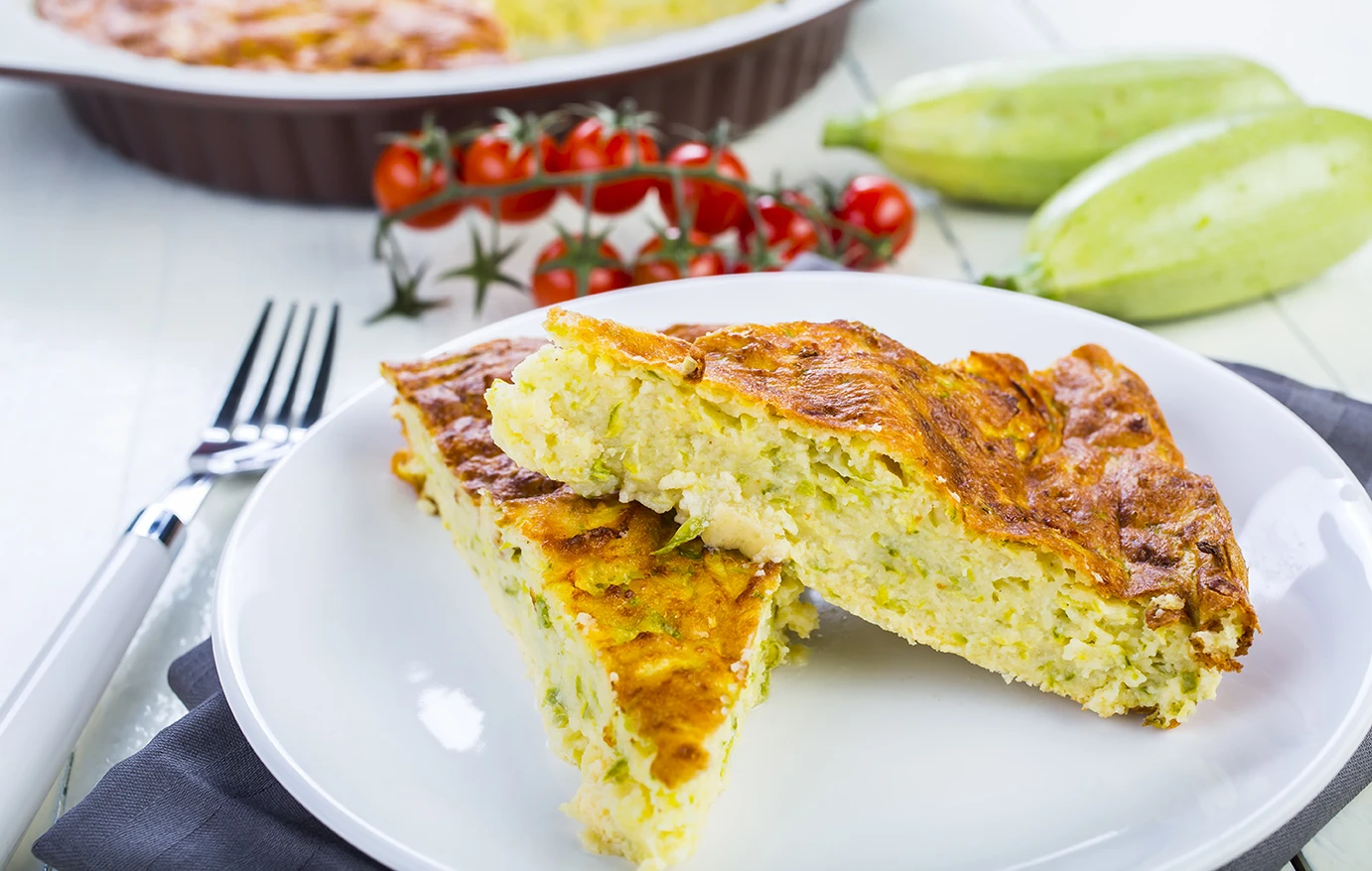 Τι θα φάμε σήμερα; Πίτα της «τεμπέλας» με κολοκυθάκια