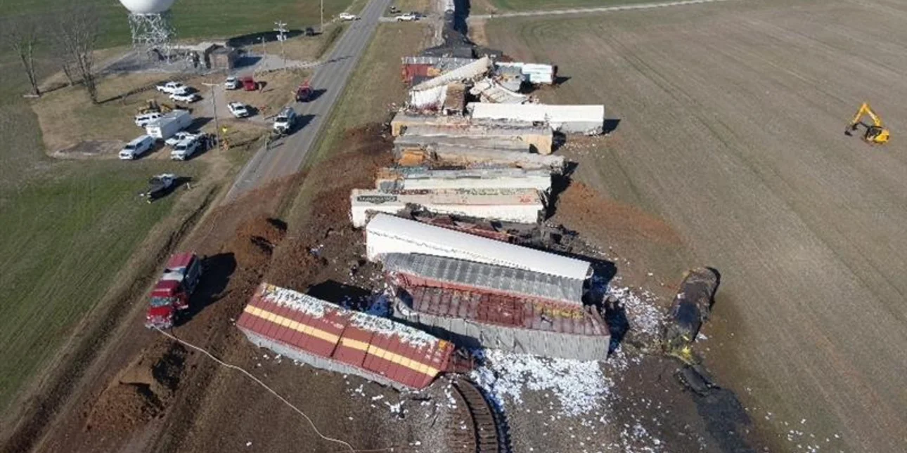 ΗΠΑ: Εκτροχιασμός τρένου με χημικά στο Κεντάκι -Δεν υπάρχουν τραυματισμοί