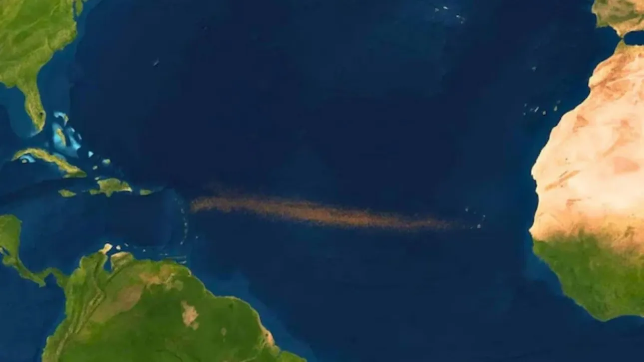 Μια τεράστια καφέ λωρίδα σε μέγεθος ηπείρου απλώνεται στον Ατλαντικό – Φόβοι και ανησυχία