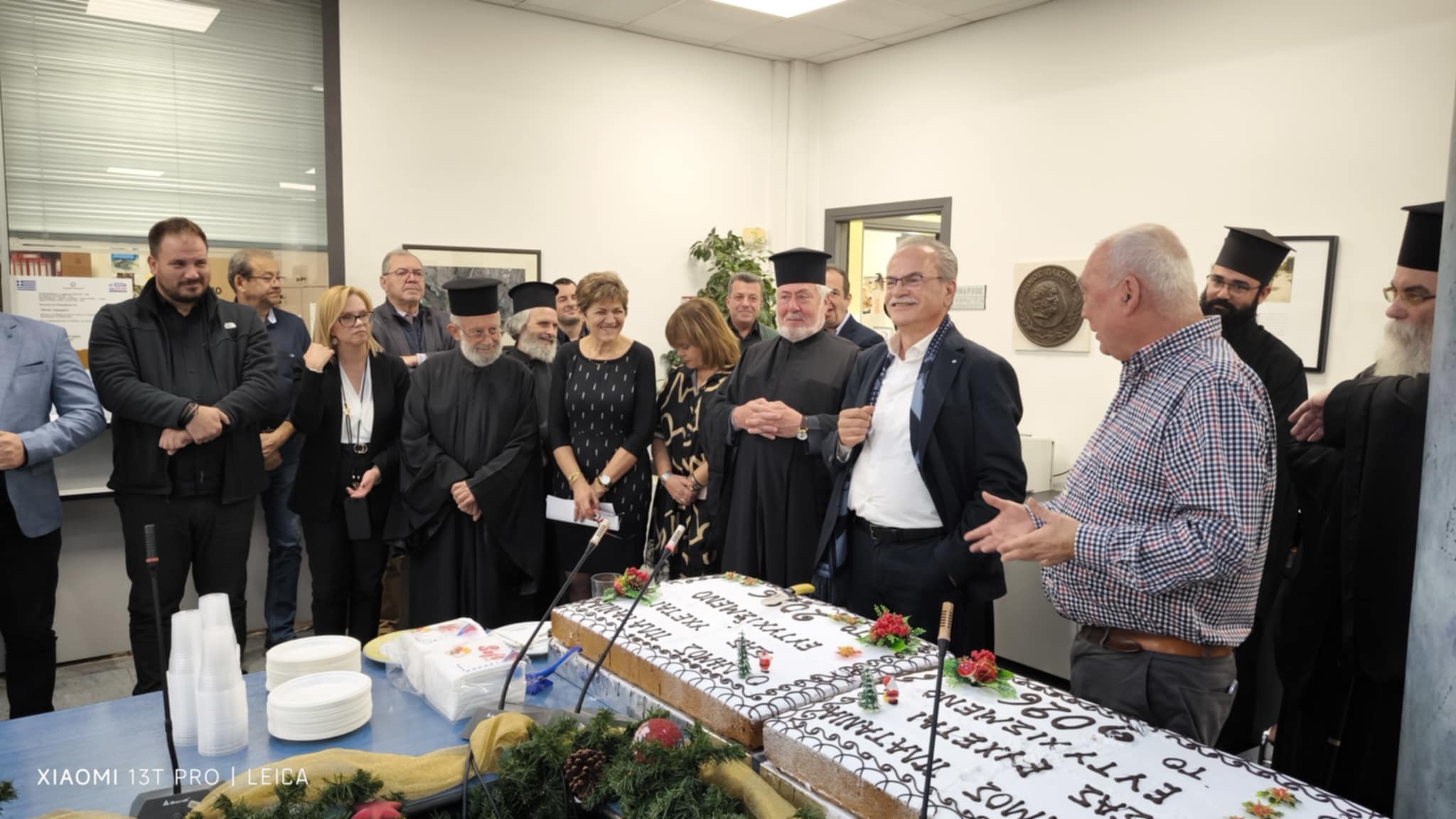 Κοπή πρωτοχρονιάτικης πίτας στον Δήμο Πλατανιά (ΦΩΤΟ)