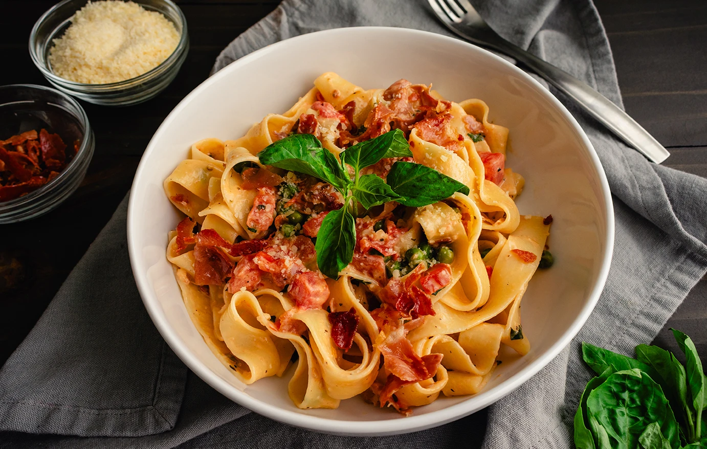 Τι θα φάμε σήμερα; Καρμπονάρα με τσορίθο